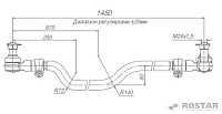 Тяга поперечная 4310 (РОСТАР) (замена 3414049-11-4310)