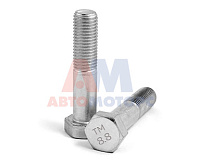 Болт М12х75х1,25 (ТЕХНОТРОН) цапфа, гайка башмака