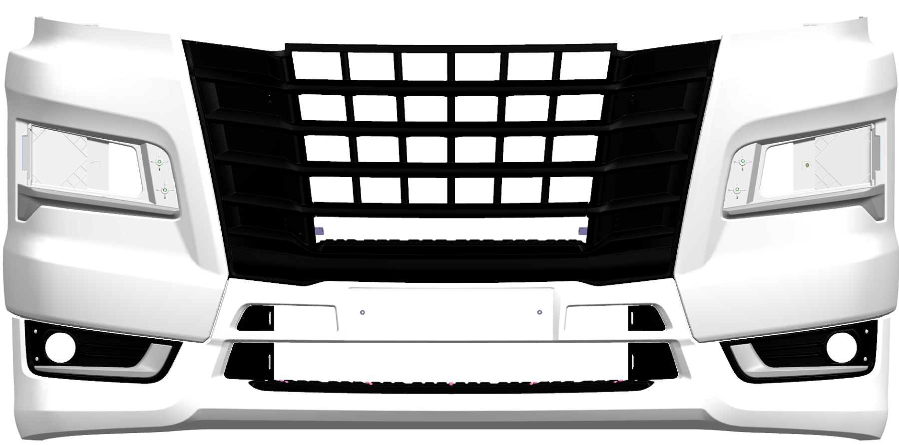 яяБампер передний (Технотрон) (белый)