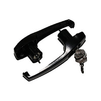 Ручка наружная с замком (г. Димитровград) черная