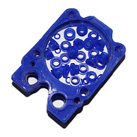 яяРТИ головки блока из 3-х (силикон) синий ЕВРО