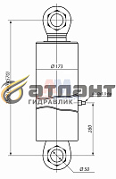 Гидроцилиндр подъема кузова 6520 20тн 4шт (АТЛАНТ Гидравлик)