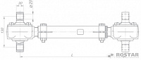 яяШтанга регулируемая с конусным РМШ (РОСТАР)