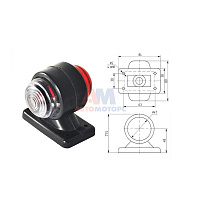 Фонарь габаритный Е-201 (ОГ-31)