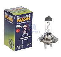яяЛампа фарная галогеновая Н7 24-100 МАЯК Px26d