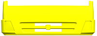 Панель облицовочная передняя 6520 пластик рейстайлинг Желтая (Технотрон) RAL 1033