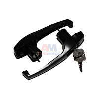 Ручка наружная с замком (г. Димитровград) черная