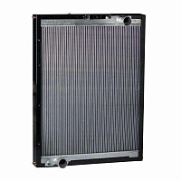 Радиатор основной 65115, 65116, 65117 2-х рядный алюминиевый